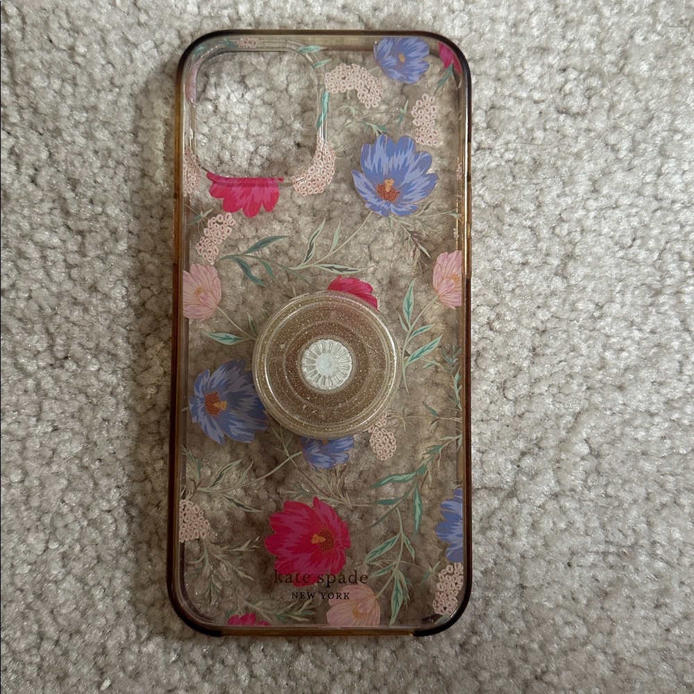 Kate Spade Multicolor Floral iPhone Case with PopSocket
